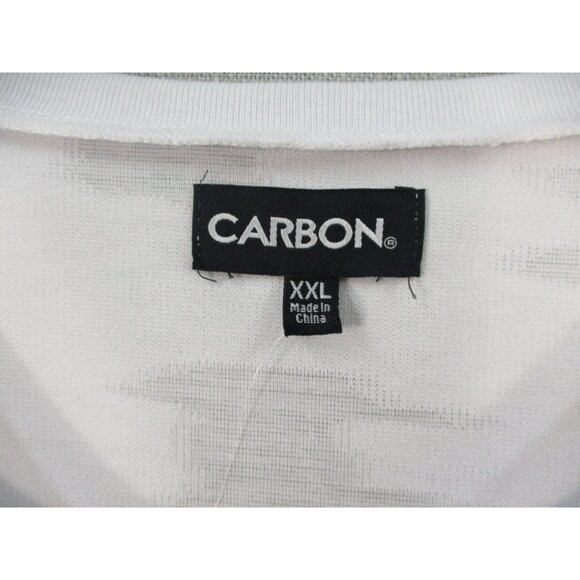 Carbon White Distressed Long-Sleeve Shirt Size - XXL - Picture 2 of 9